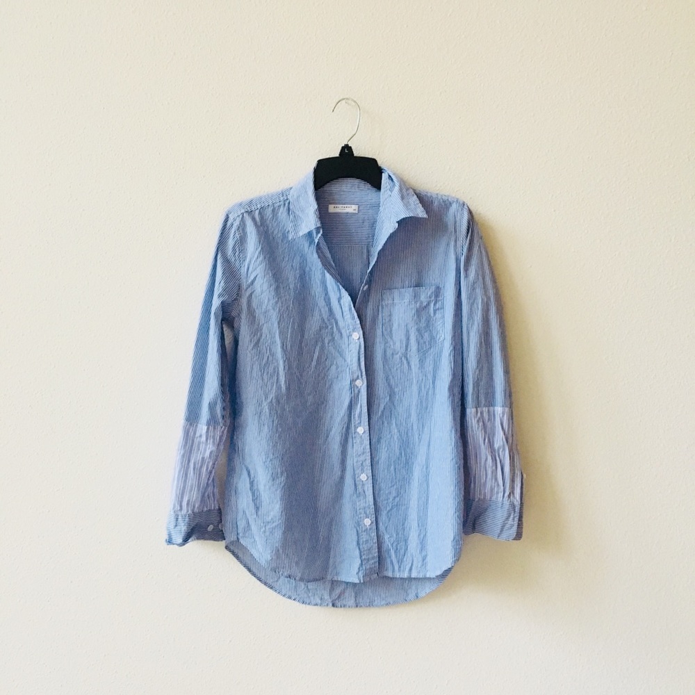 Equipment ‘Reese’ Contrast Stripe Shirt - Picture 2 of 8